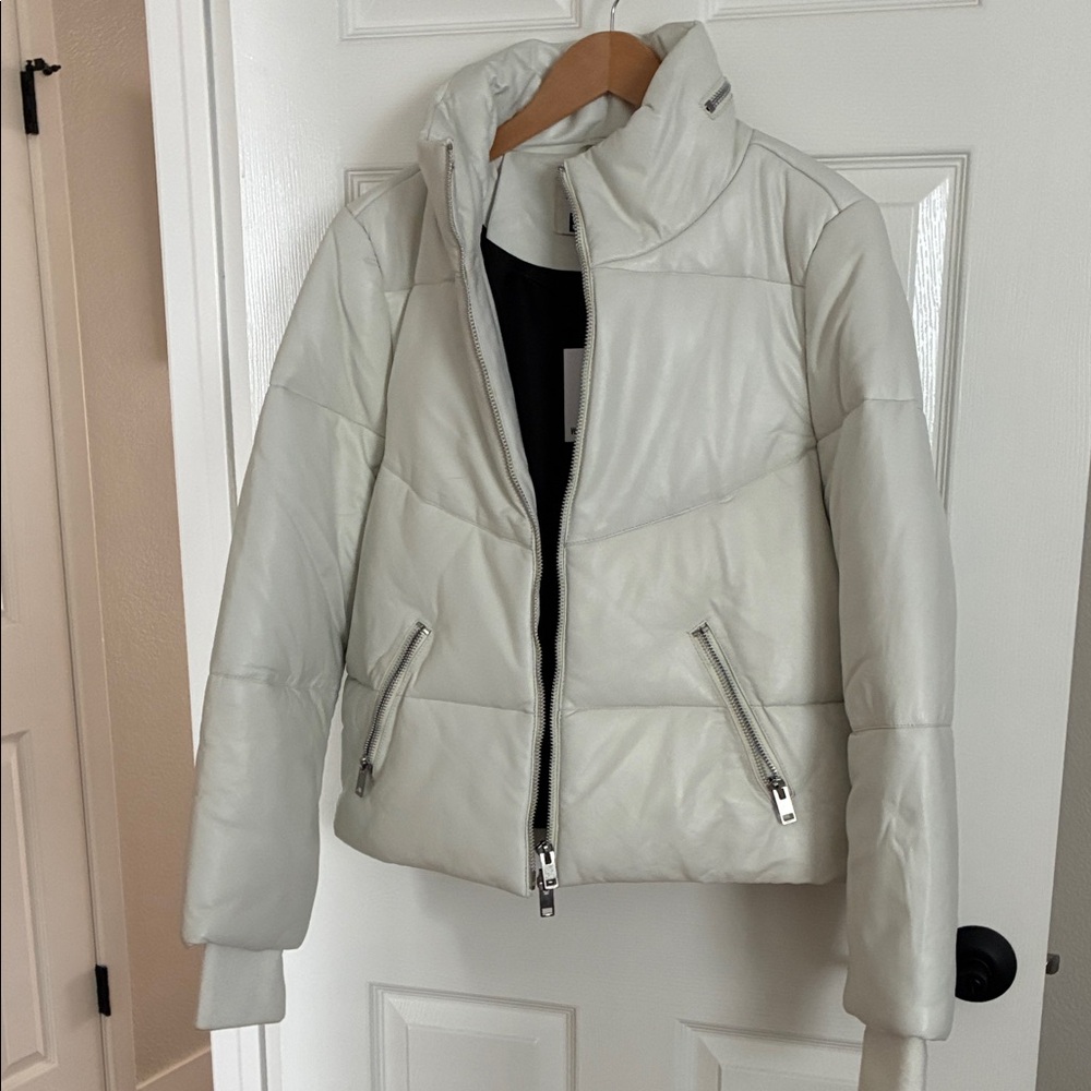 Walter Baker White Puffer Jacket